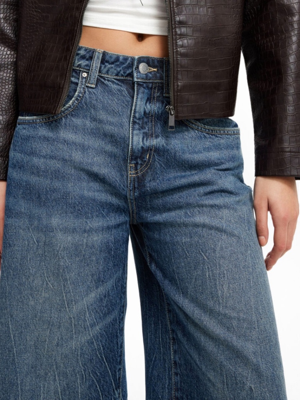 Cotton On 90's Baggy Jort Short Size 24 Denim Baggy Relaxed Fit Cotton‎ (S)